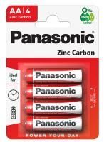 Батарейка АА  R6 солевая 1,5B Zinc Carbon Panasonic