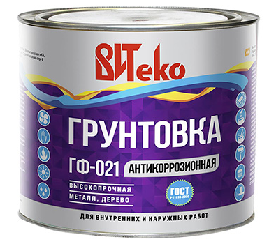 Грунт ГФ-021 светло-серый 1,8кг Витеко