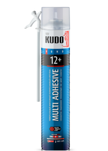 Пена-клей универсальный бытовая  55м 1000мл Home 12+ Multi Adhesive Kudo(12)