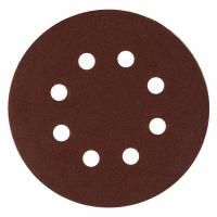 Круг шлифовальный бумага 125мм Р220 8 отв 5шт Matrix---