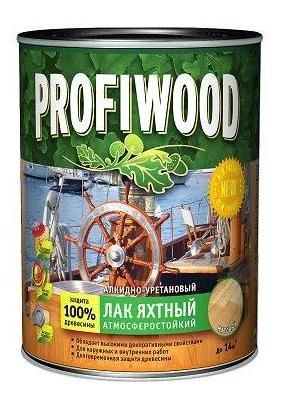 Лак яхтный 0,8л полуматовый Profiwood