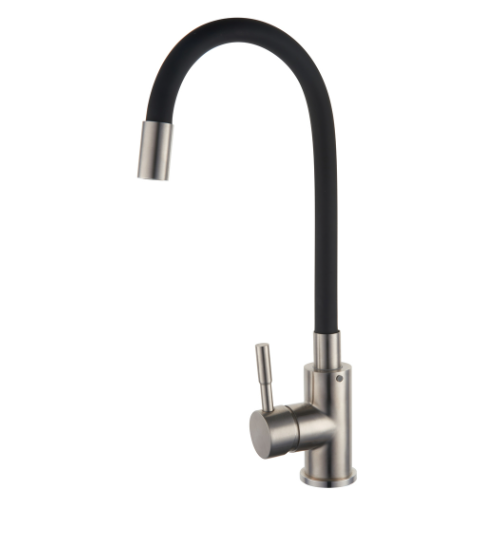 Смеситель кухня SUS124BL-016F Д35 черный РМС(51)