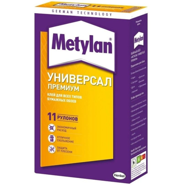 Клей обойный бумага 250г универсал премиум Метилан