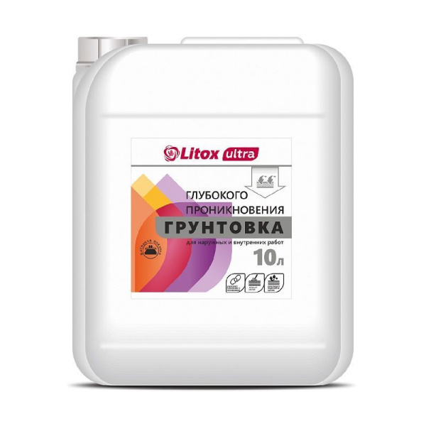 Грунтовка универсальная 10л Ultra Litox