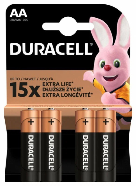 Батарейка АА LR6 щелочная Duracell