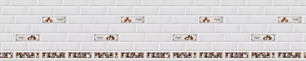 Фартук кухонный 3000х600х1,5мм Керамика Choco