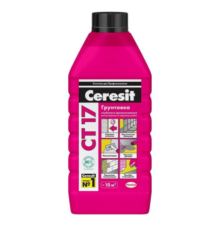 Грунтовка ГП универсальная  1л СТ17 Pro Ceresit Henkel