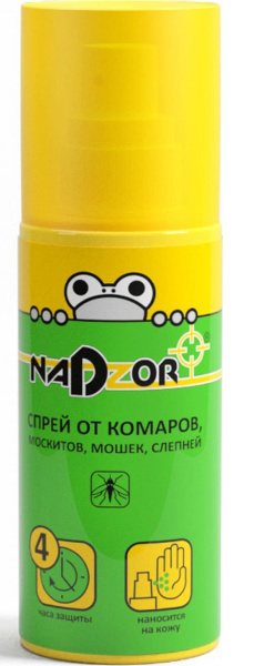 Спрей от комаров 100мл Nadzor 