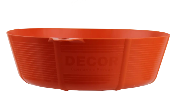 Емкость для гипса 0,67л низкая Decor